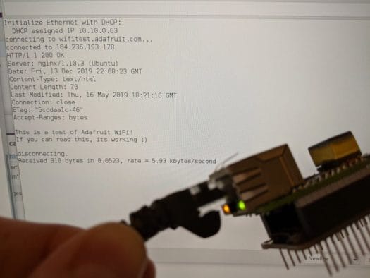 PoE FeatherWing Arduino