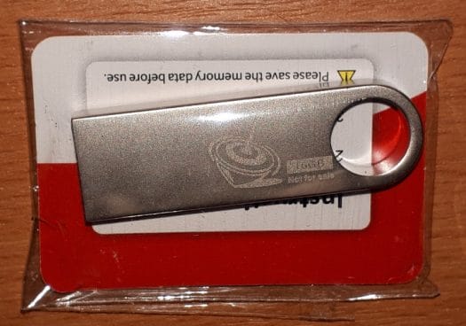 included usb flash drive