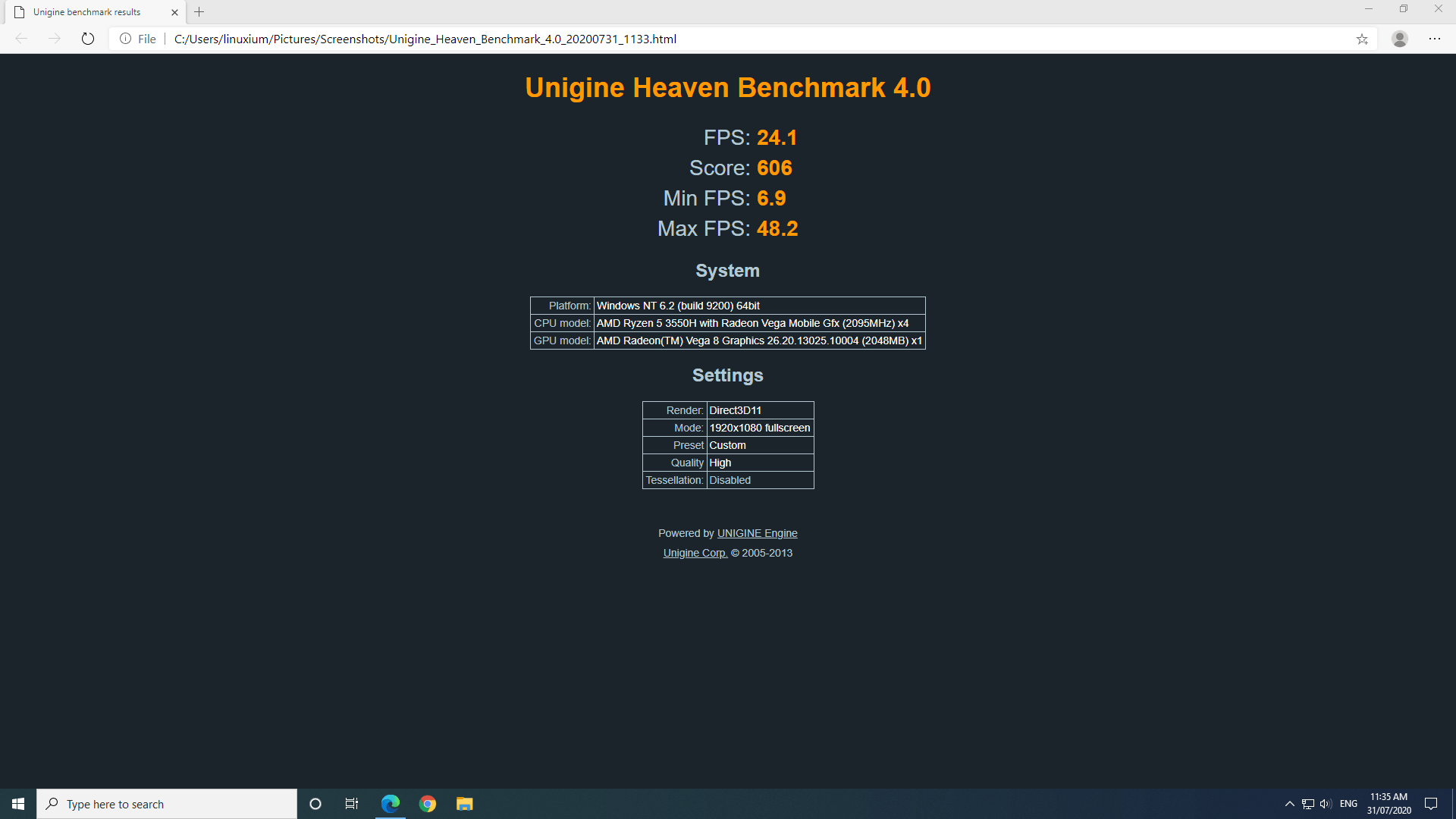 2048mb ati amd 2024 radeon vega 8 graphics