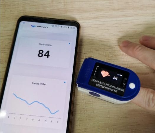 Arduino ESP32 Heart Rate-Oxygen Level Monitor