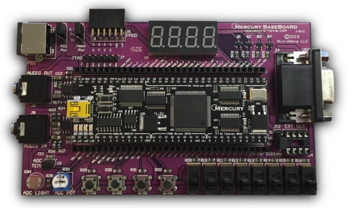 FPGA Meets Breadboard With Mercury 2 Xilinx Artix-7 FPGA Development ...