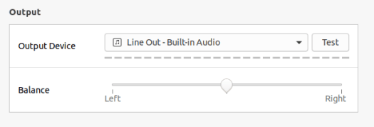ubuntu side audio out