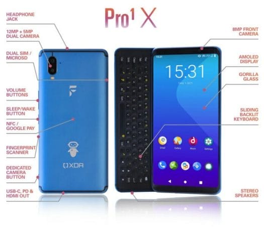 Fxtech Pro1-X Smartphone Specifications