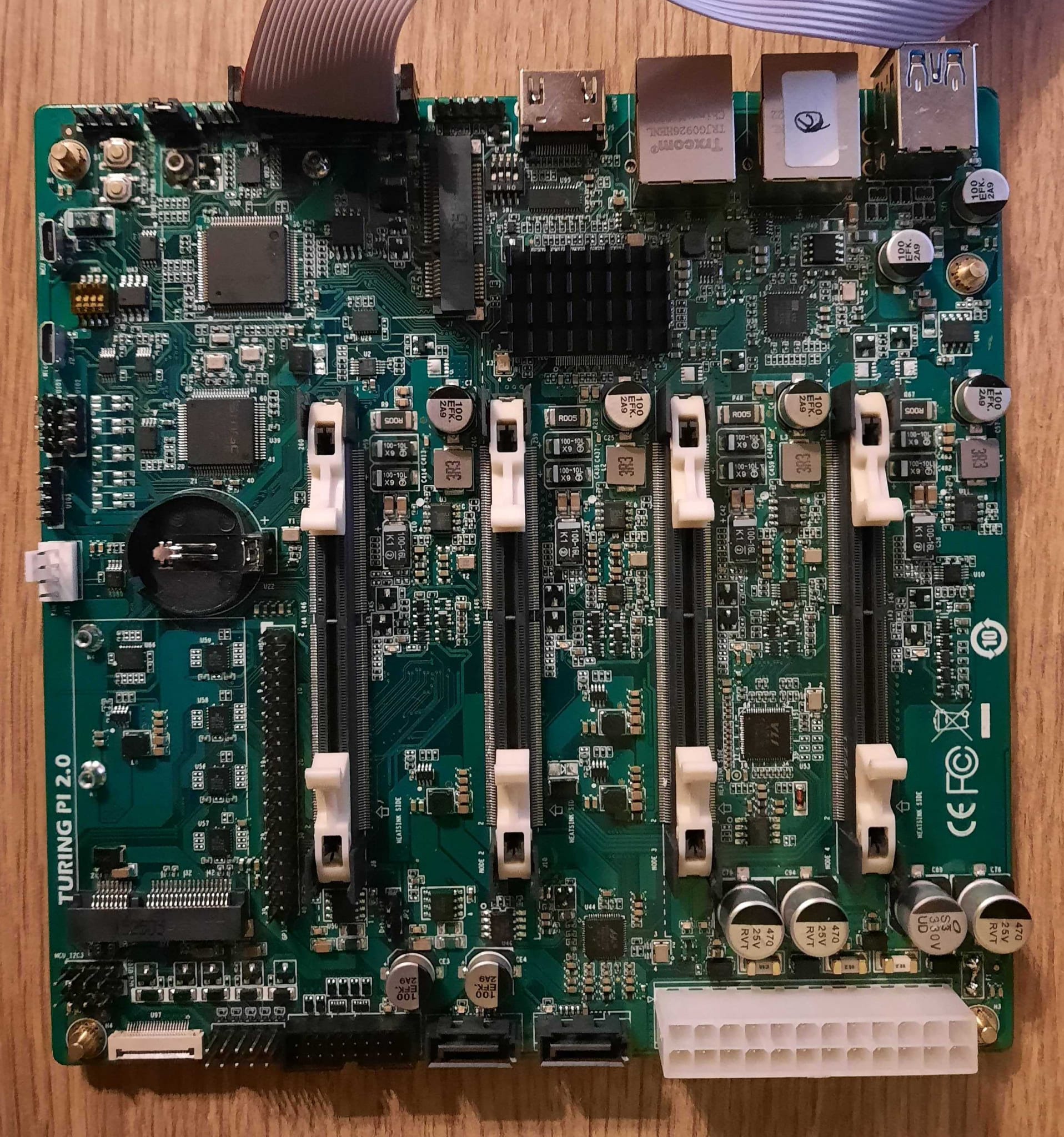 Turing Pi v2 mini-ITX cluster board