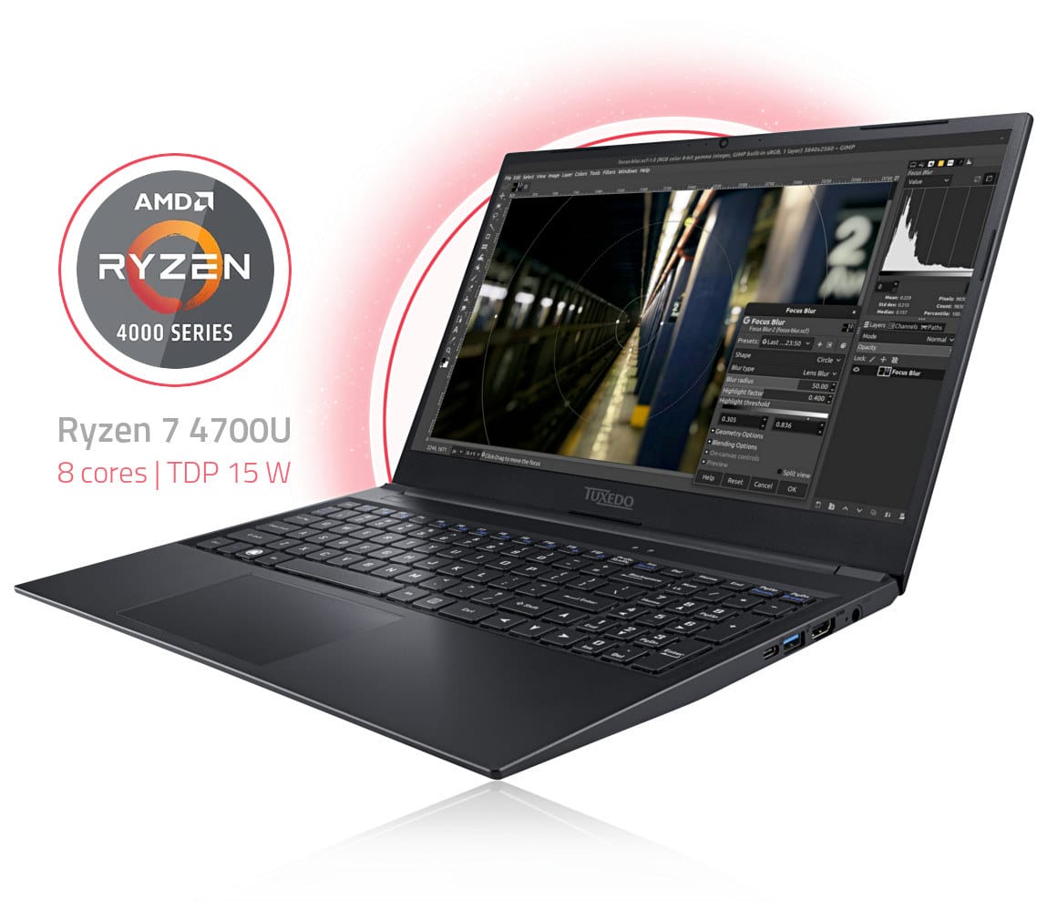 TUXEDO Aura 15 Linux Laptop is Powered by AMD Ryzen 7 4700U