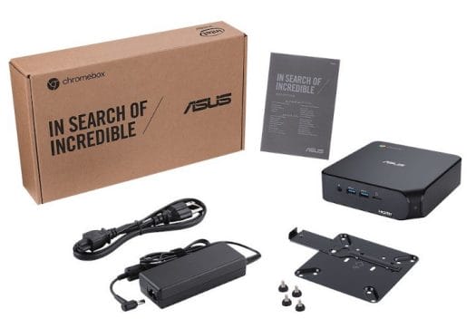 ASUS ChromeBox 4 power supply & accessories