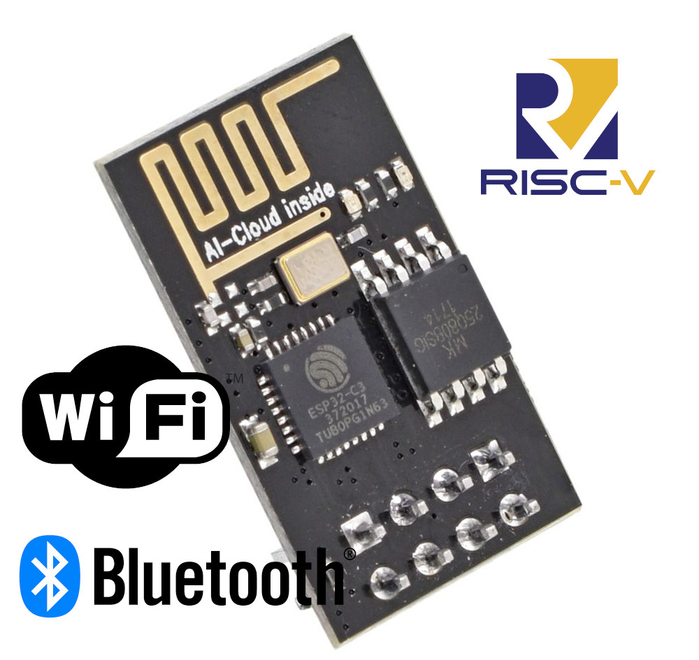Carte ESP-C3-12F WIFI + Bluetooth BLE
