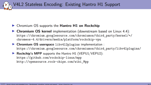 Hantro H1 Support with OS
