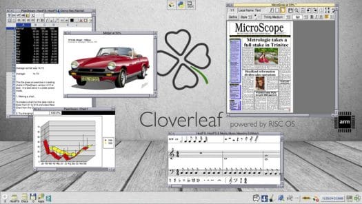 RISC OS Cloverleaf Desktop