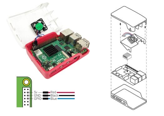 Raspberry Pi 4 Case Fan installation guide