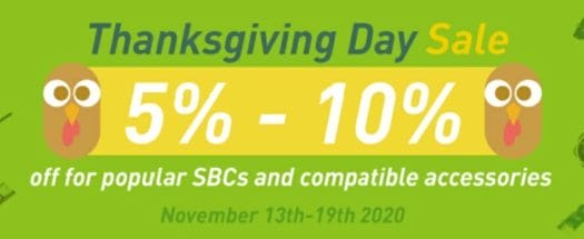 Seeed Studio Thanksgiving Day Sale