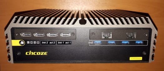 Cincoze gm-1000 embedded GPU computer with NVIDIA Quadro P2000
