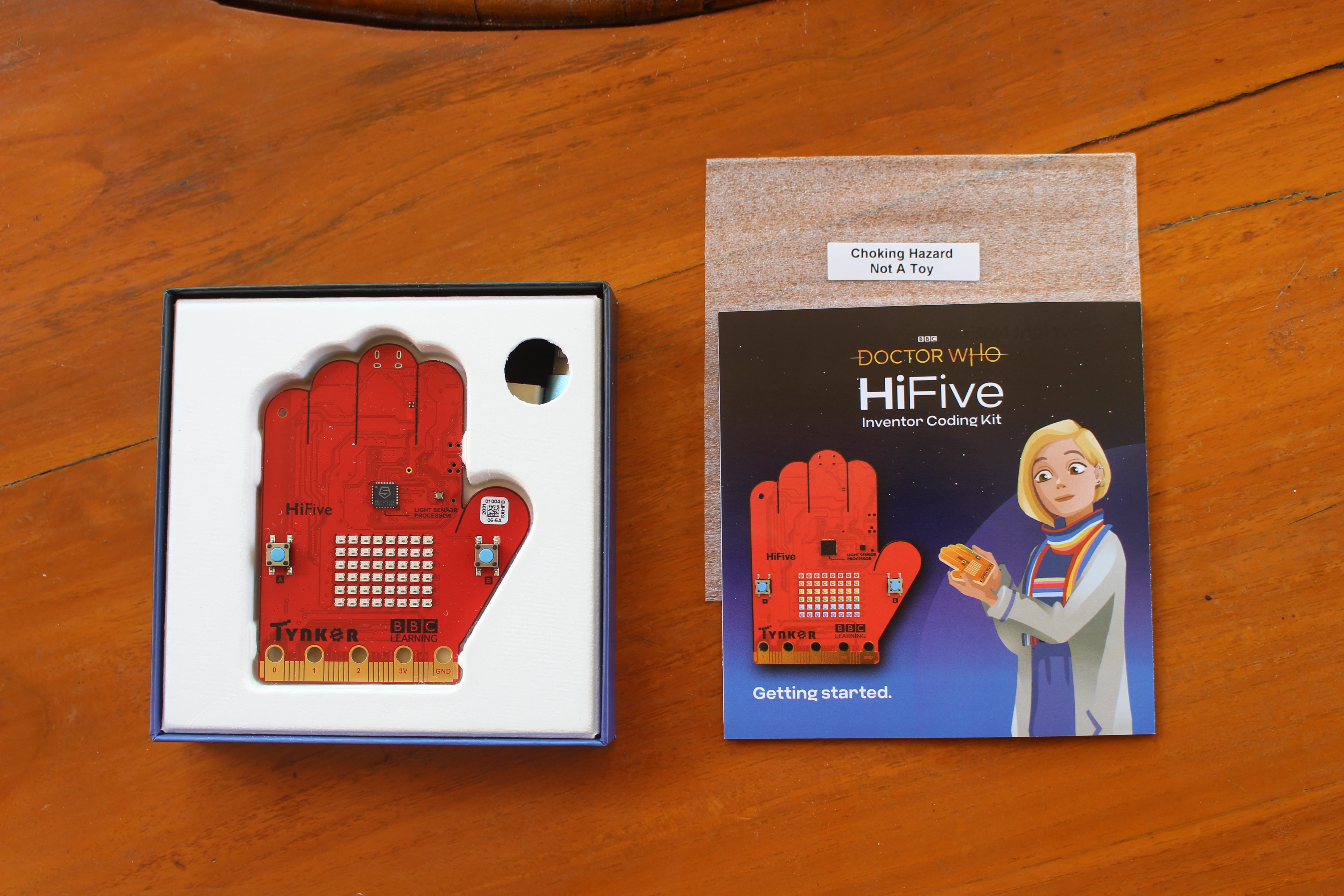 BBC Dr Who HiFive Inventor Coding Kit review - Tynker visual 