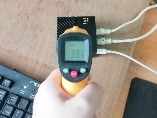 NanoPi R4S temperature