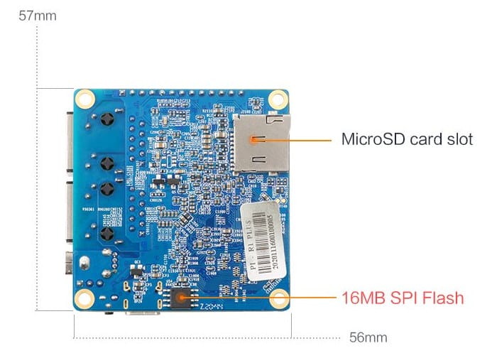 Orange Pi R1 Plus router SBC features Rockchip RK3328, Dual GbE