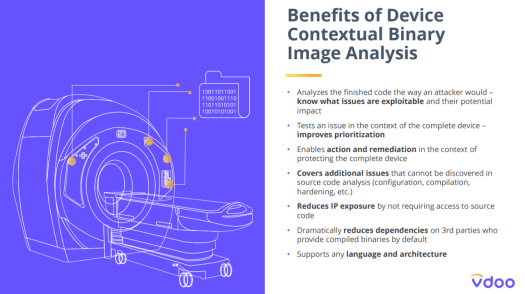 benefits of device contextual binary image analysis