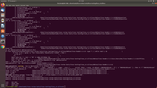 coffee lake compiling linux