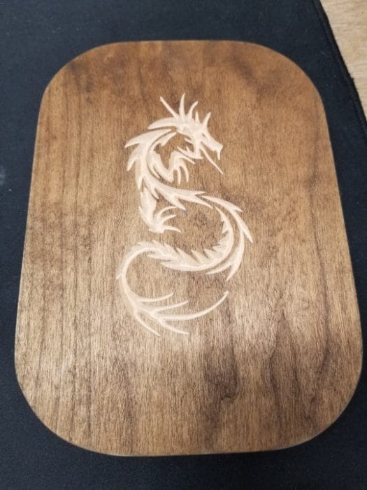 Dragon inlay CNC router