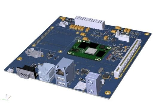 Over-board Raspberry Pi Compute Mobule 4 mini-ITX carrier board