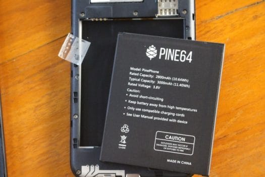 PinePhone replaceable battery