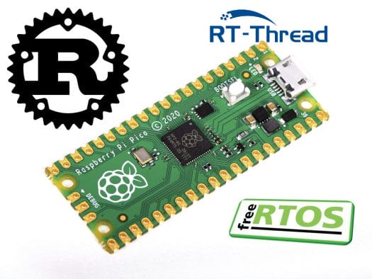 Raspberry Pi Pico Rust RT-Thread FreeRTOS
