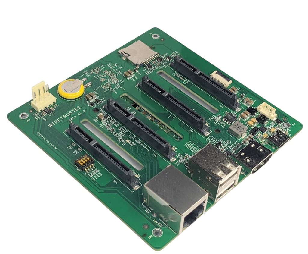 Wiretrustee SATA board Raspberry Pi Compute Module 4