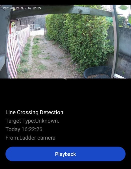 Line Crossing Detection
