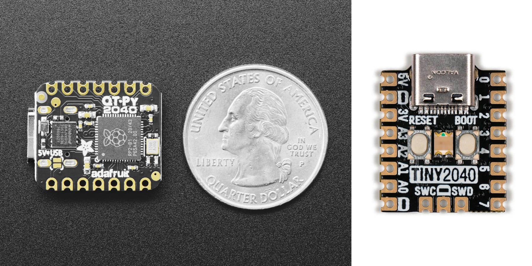 Smallest RP2040 boards