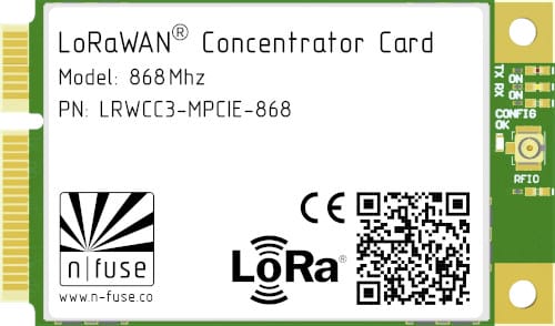 SX1303 mpcie lorawan concentrator card