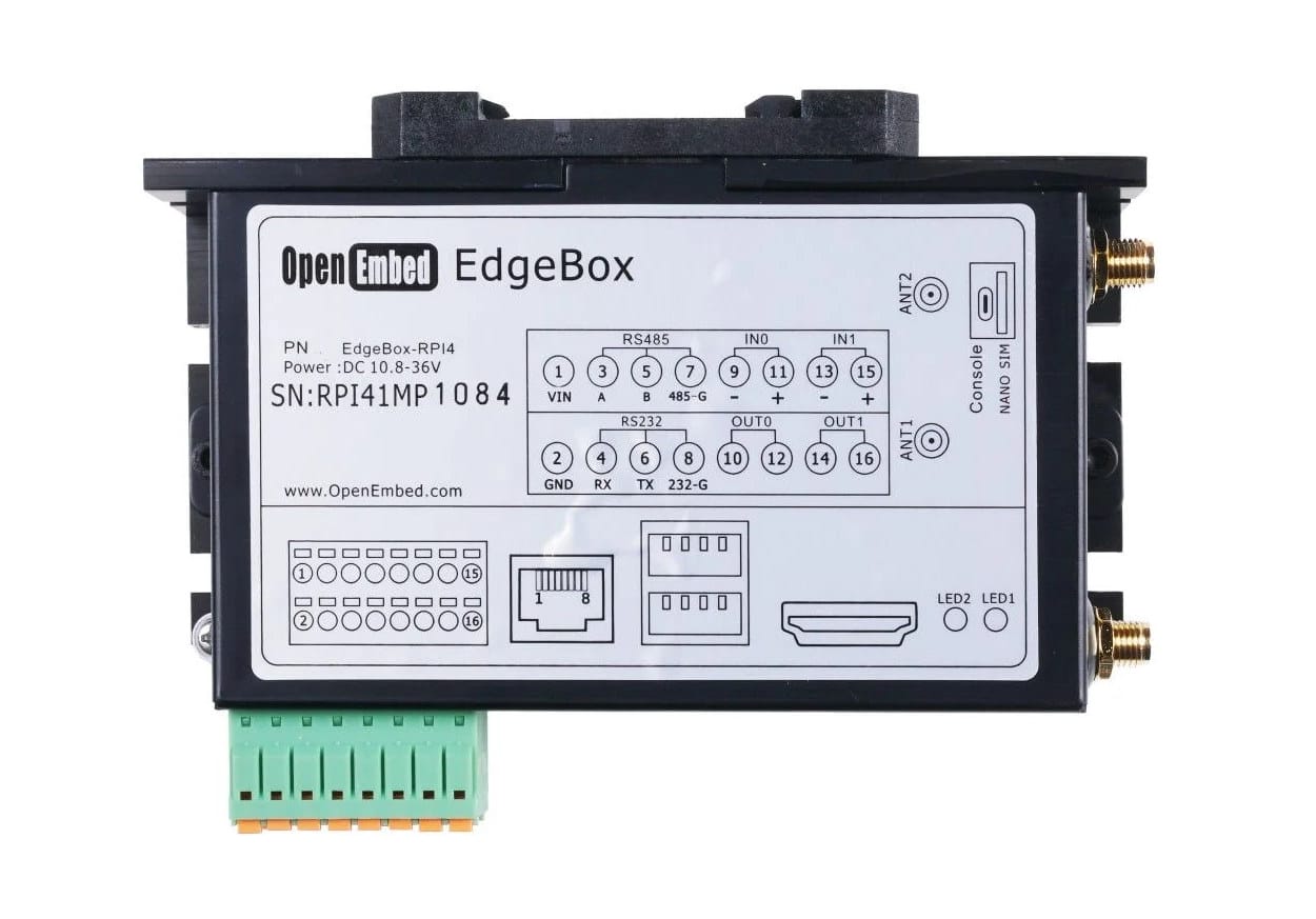 EdgeBox-RPI4 Raspberry Pi CM4 industrial controller