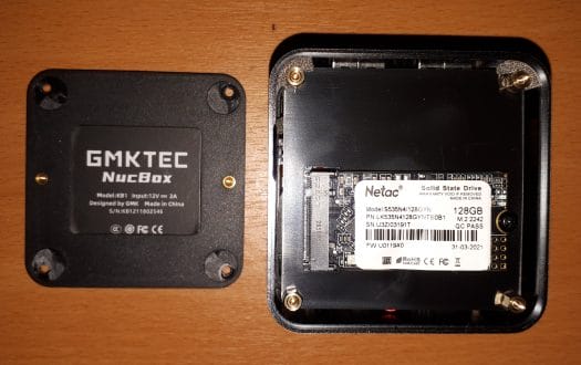 GMKTEC NucBox Netac SSD