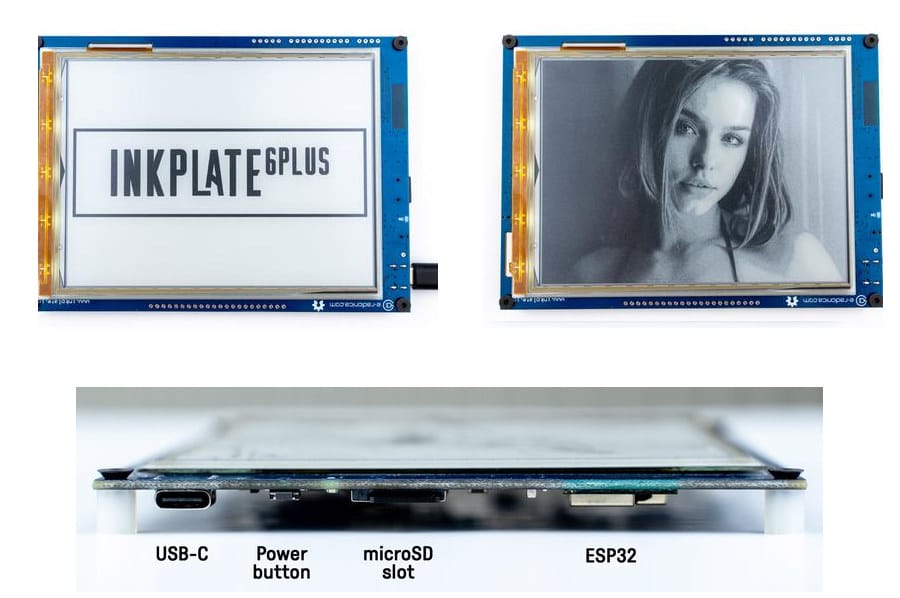 Inkplate 6PLUS ESP32 wireless display