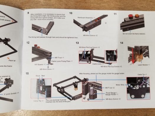Ortur-Laser Master 2 Pro build instructions