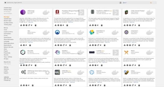 Unraid applications