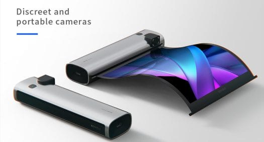 camera rollable screen