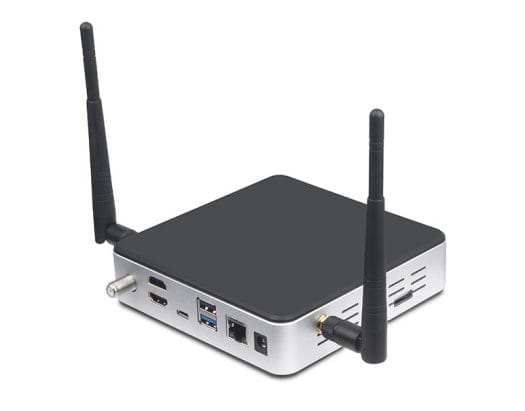 Industrial Android mini PC with HDMI input, ATSC, 4G modem