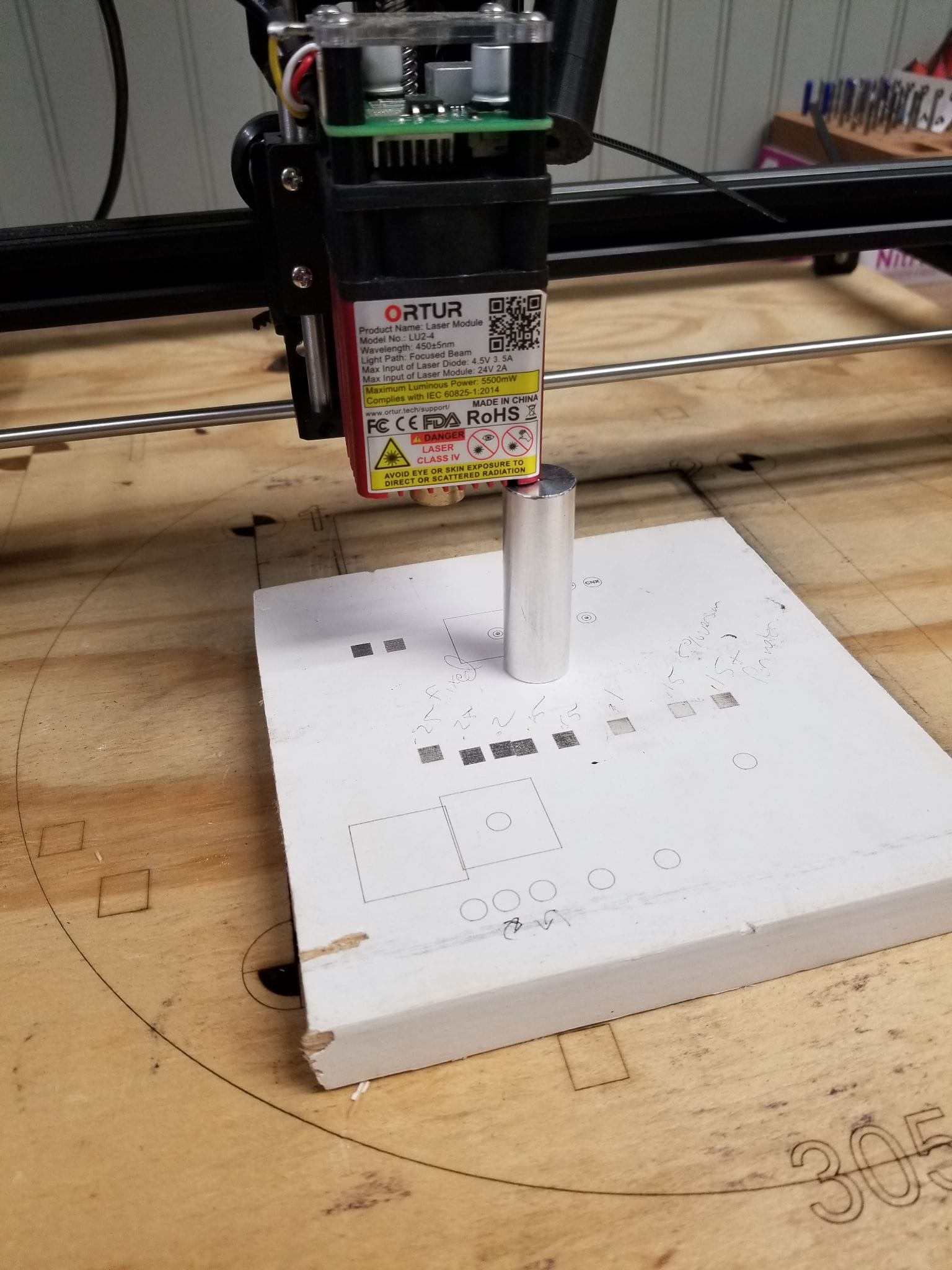 Laser focusing on Laser Master 2 Pro and optimal line spacing