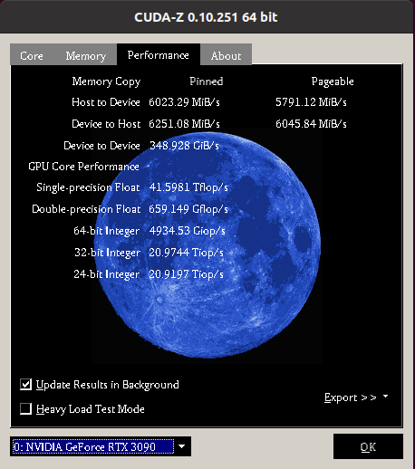 GP-3000 ubuntu cuda-z