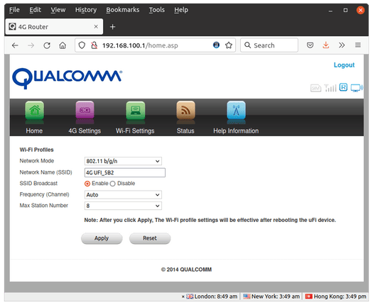 Qualcomm WiFi profiles