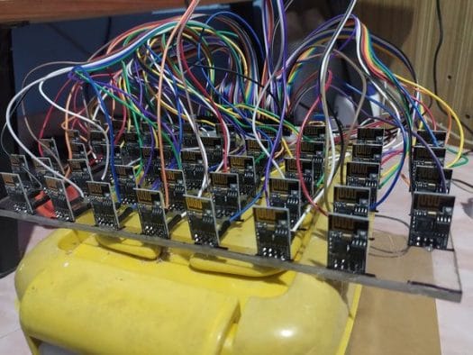 updating multiple ESP-01 modules: cable mess