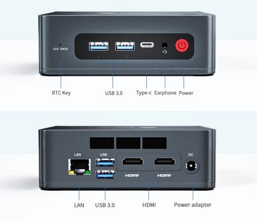 Beelink-U59 dual HDMI, GbE, 4x USB