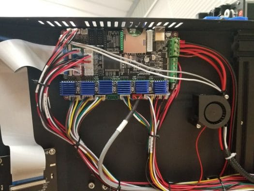 3D printer neat cabling