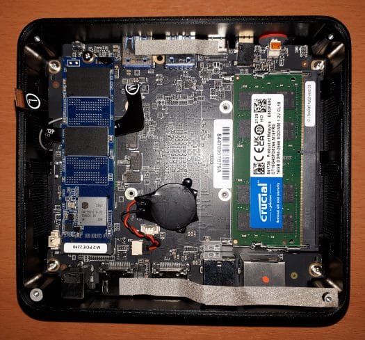 AMD Ryzen 7 mini PC motherboard