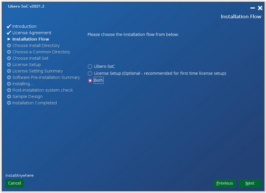 Libero SoC License Setup