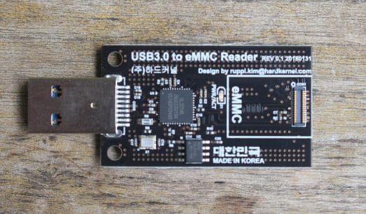 USB 3.0 eMMC flash reader