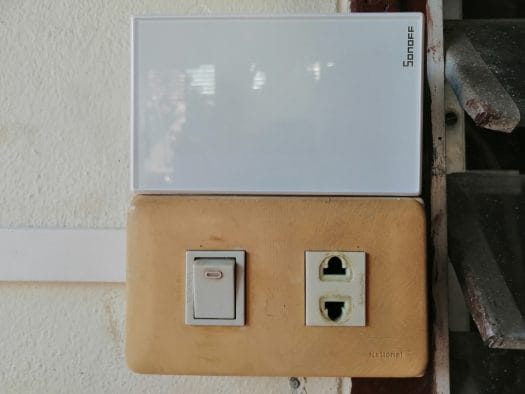 Sonoff T2 switch installation