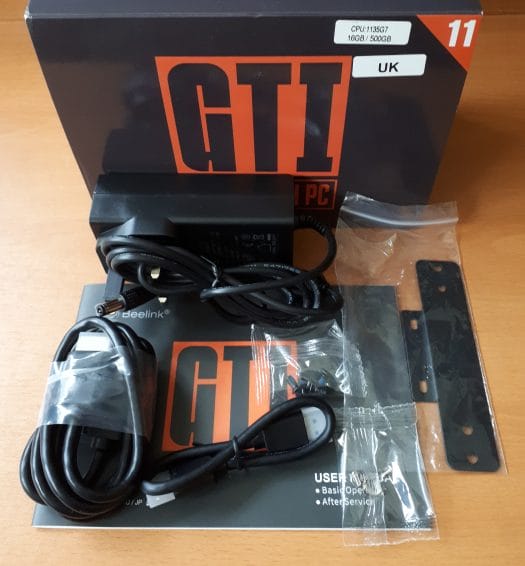 Beelink GTI11 package content accessories