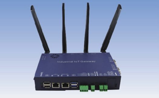 Industrial IoT gateway 5G quad antennas