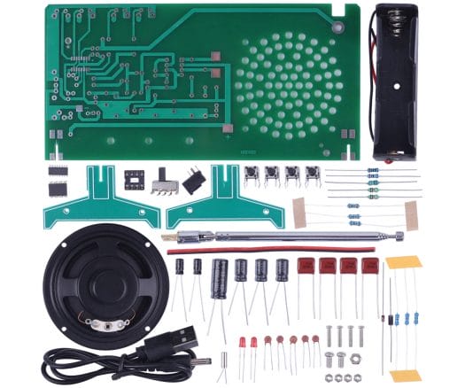 RDA5807 FM Radio PCB and components kit