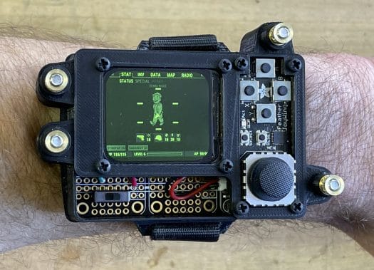 RP2040 Pip-Boy wrist-computer